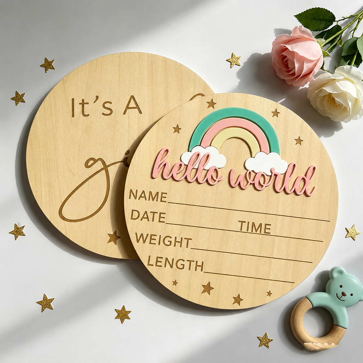 Gender Reveal Keepsake Plaque