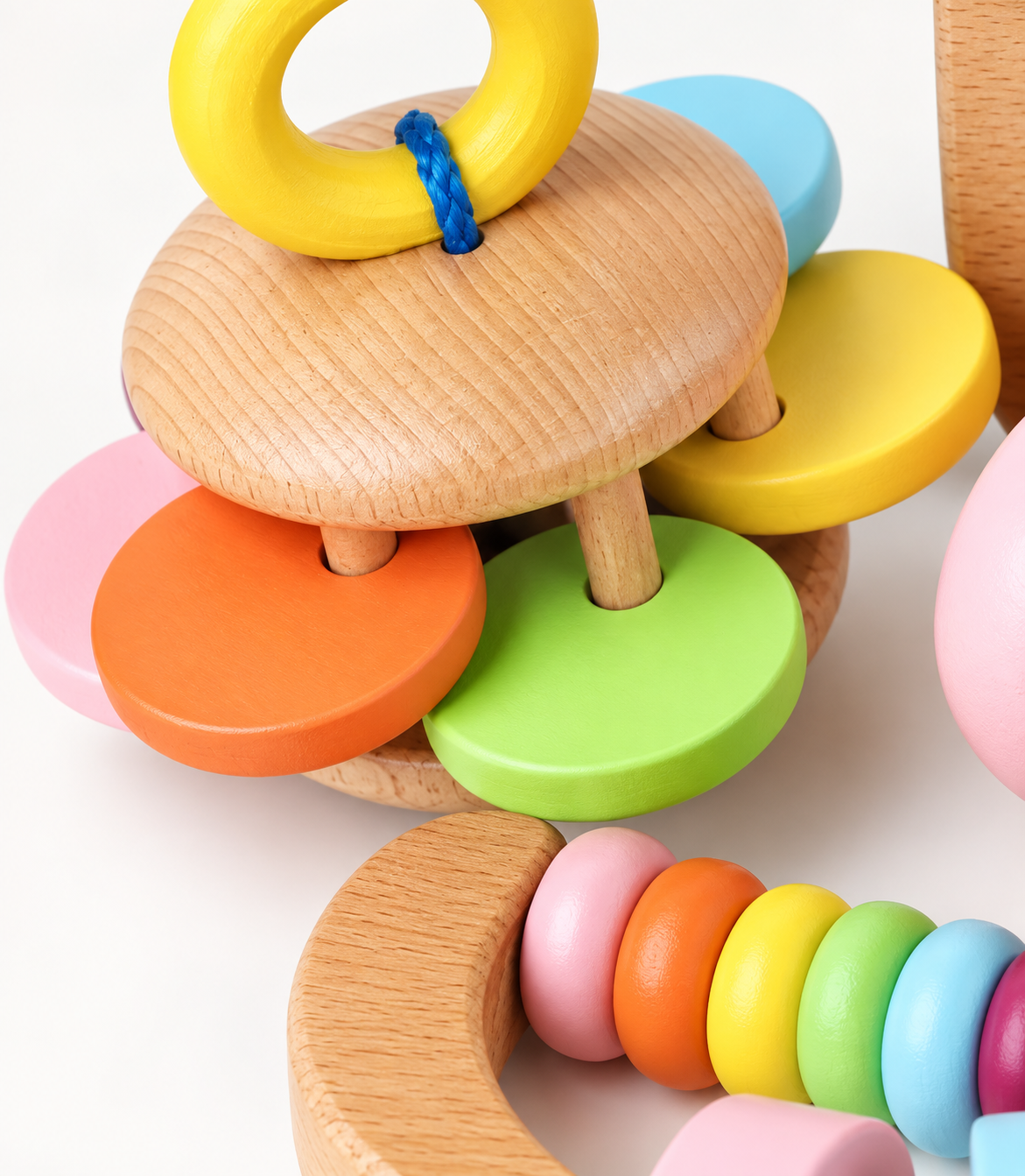 Rainbow Rattle & Sensory Set