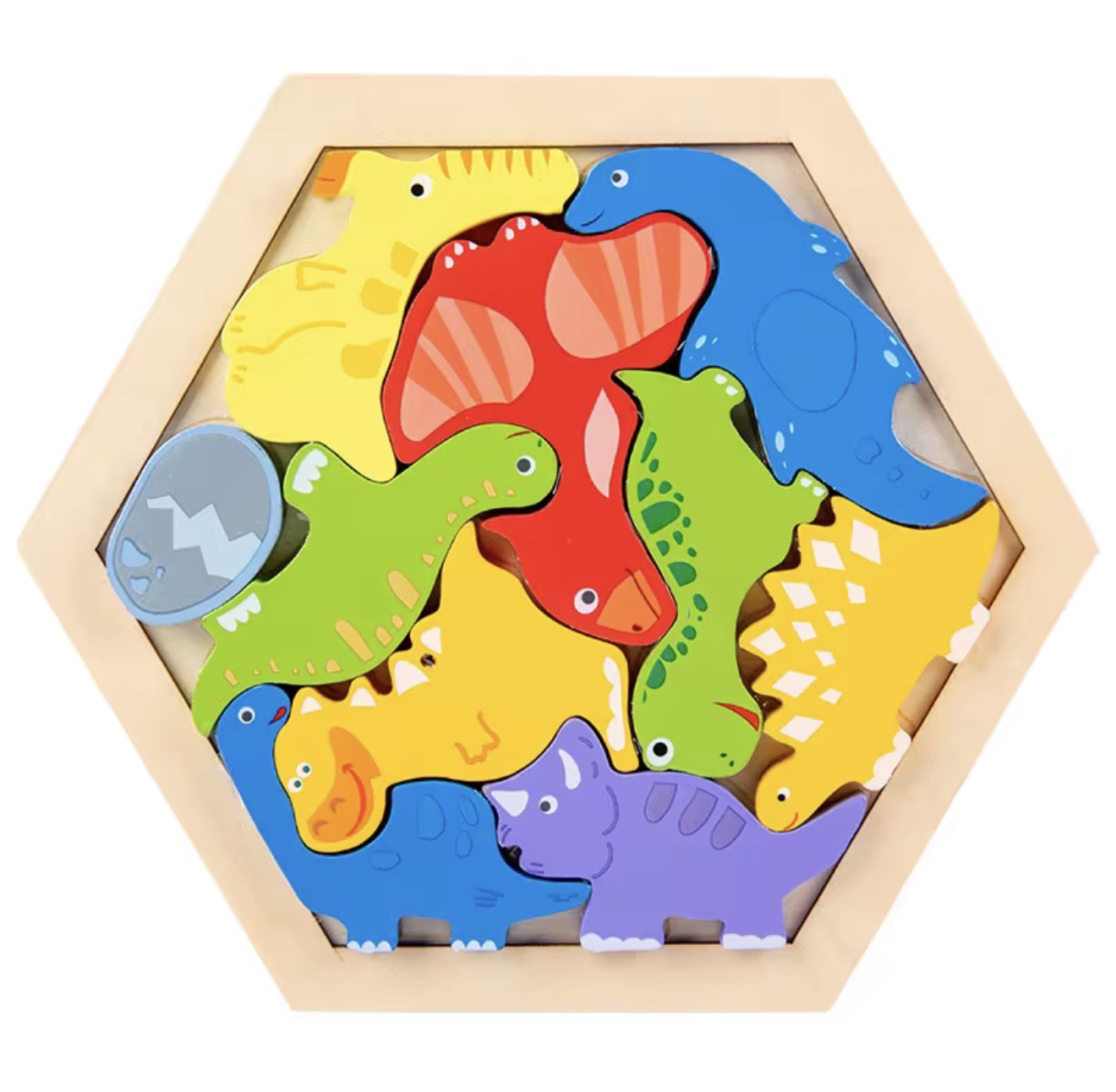 Wooden Hexagon Puzzle