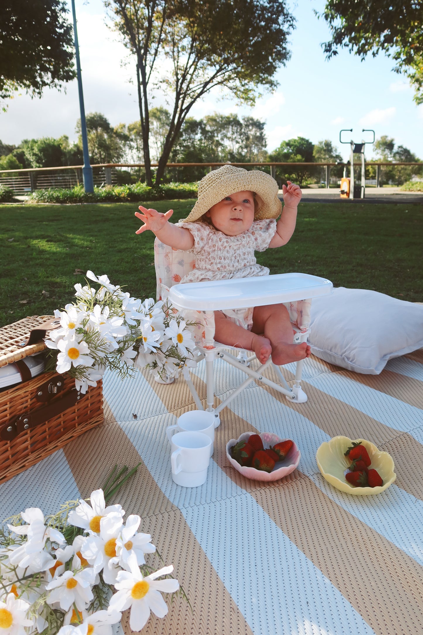 Portable Baby Chair - BERRY