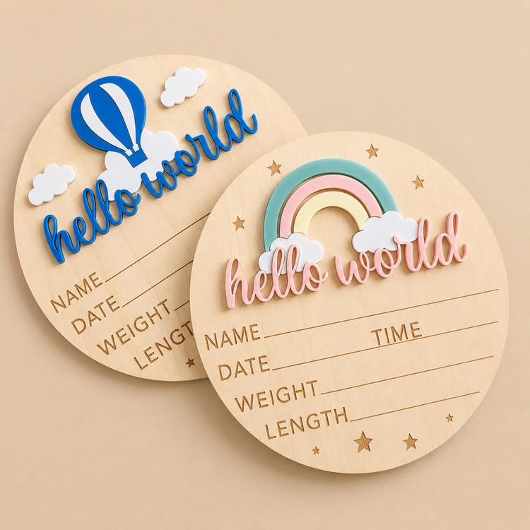 Newborn Keepsake Plaques