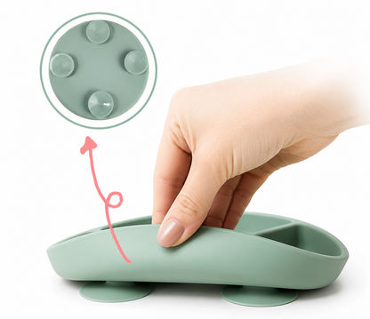 Stay Put Suction Plate with Lid