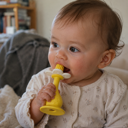 Flower Teething Rattle