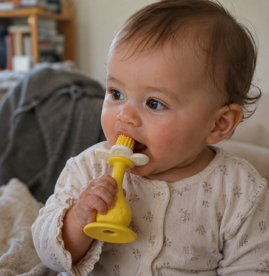 Flower Teething Rattle