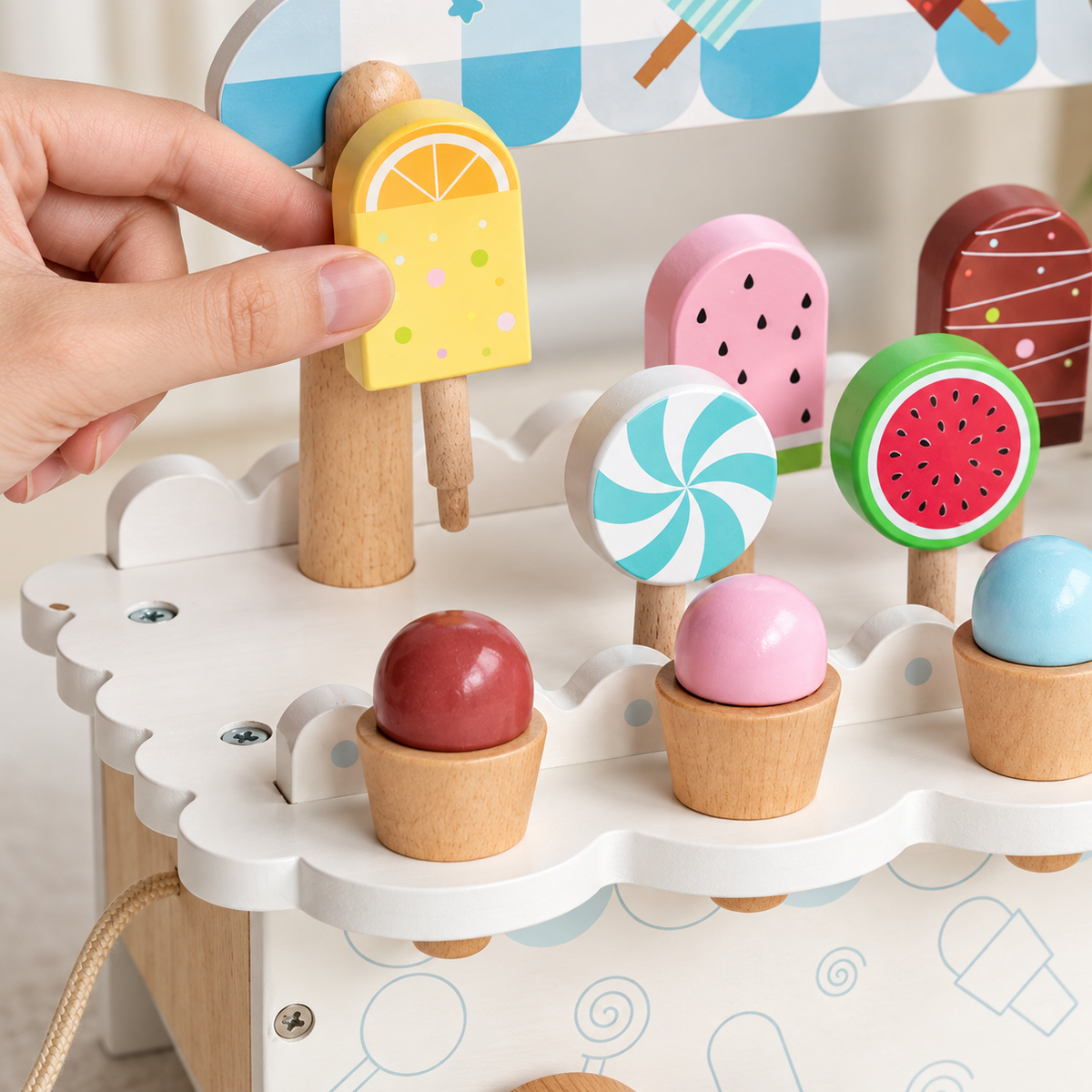 Scoop & Serve Ice Cream Cart