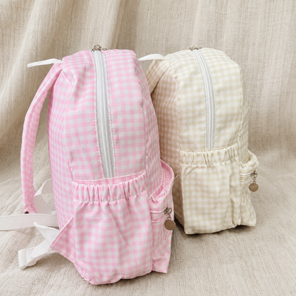 Gingham Pink Adventure Backpack