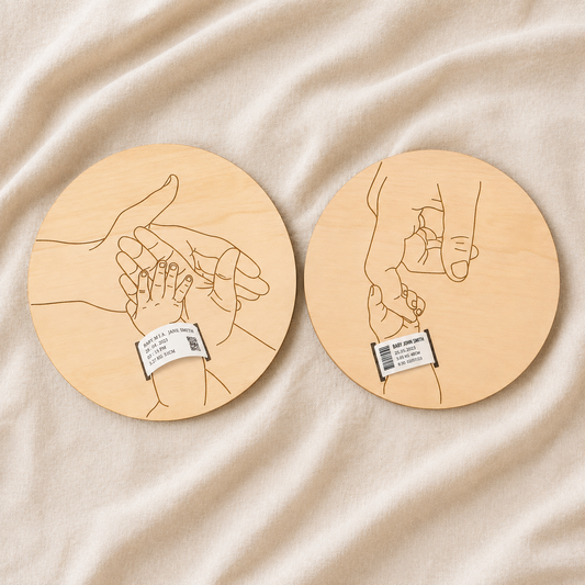 Baby ID Keepsake Plaque