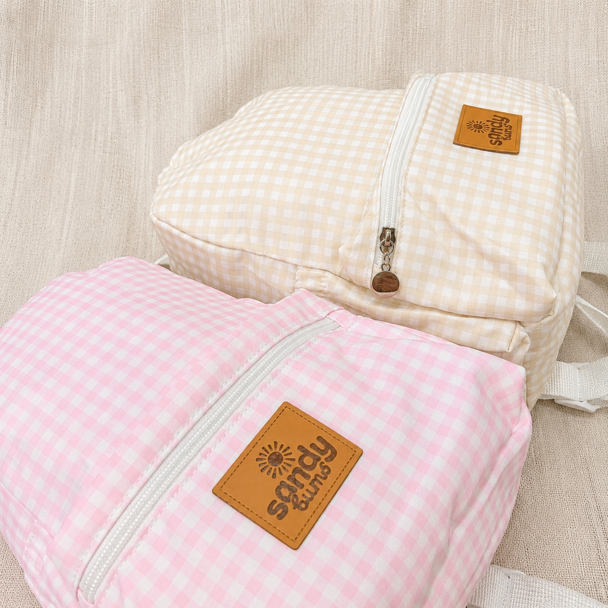 Gingham Pink Adventure Backpack