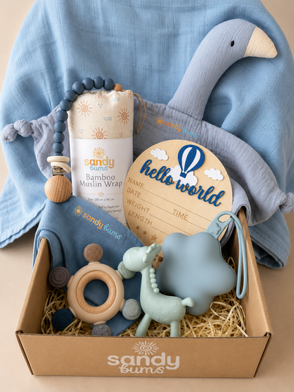 The Luxe Newborn Box - BLUE
