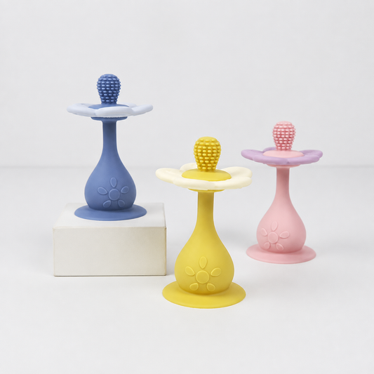 Flower Teething Rattle