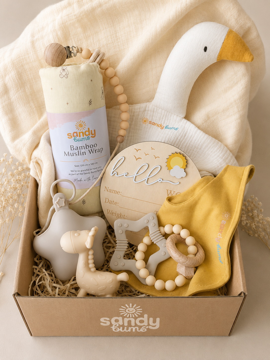 The Luxe Newborn Box - CREAM