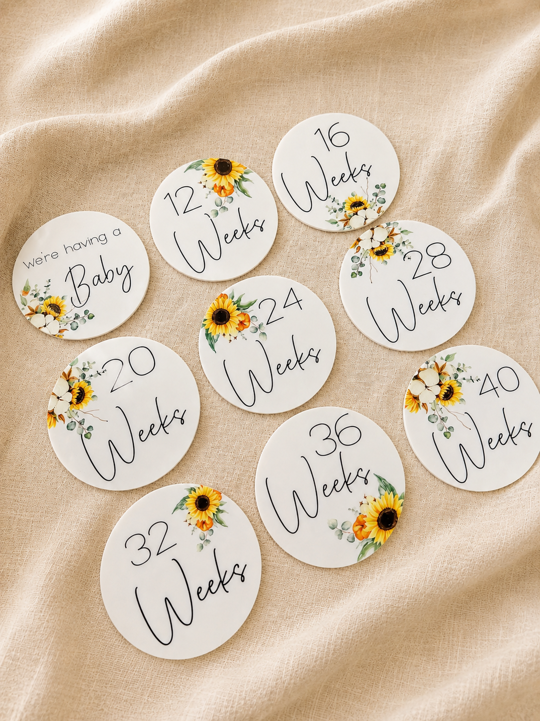 Little Love Pregnancy Milestone Discs