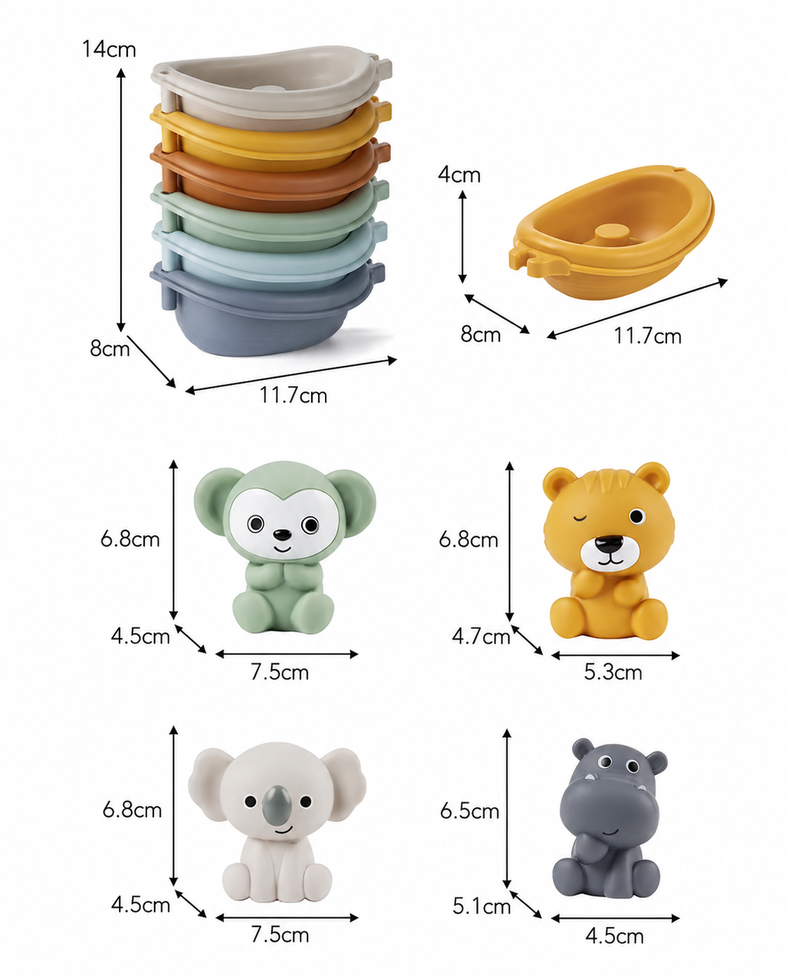 Splash & Stack Bath Set