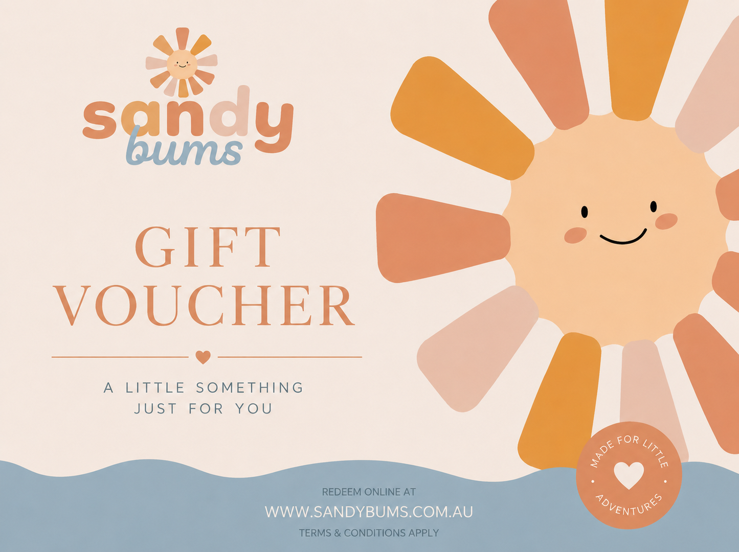 Sandy Bums E-Gift Card