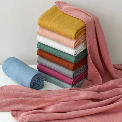 Signature Muslin Wrap Bundle - GOLDIE Print & Coloured Print