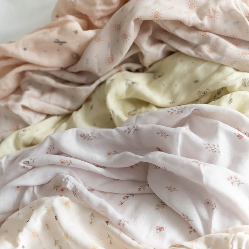 Signature & Solid Muslin Duo - POSIE