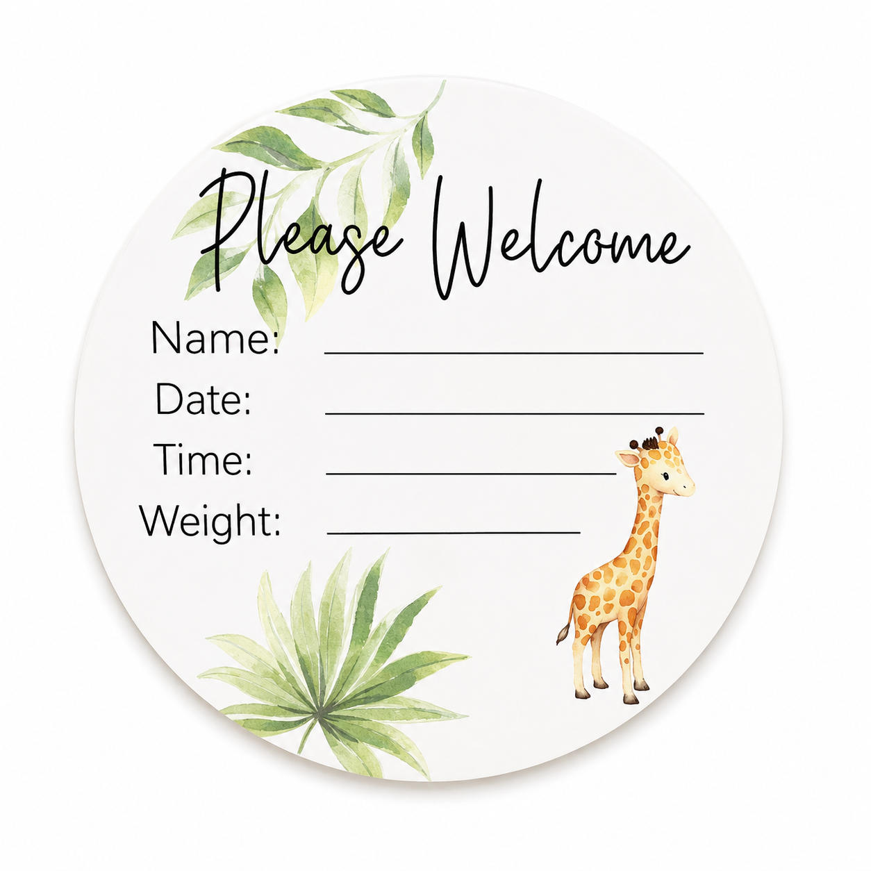 Little Love Birth Plaques