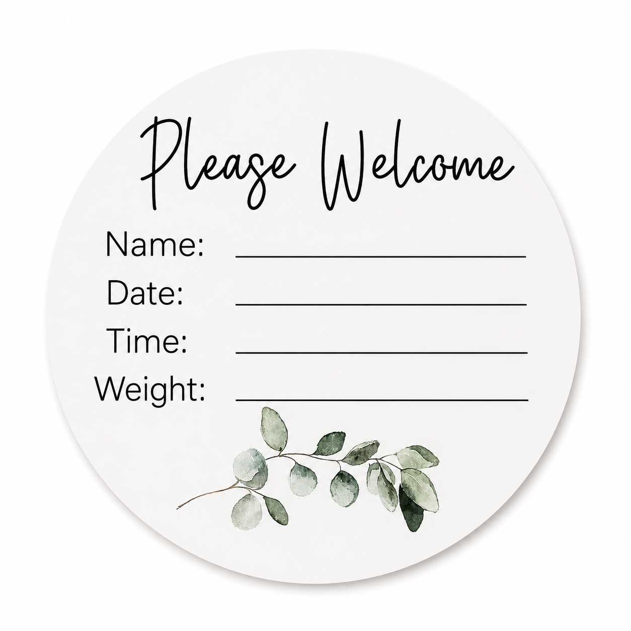 Little Love Birth Plaques