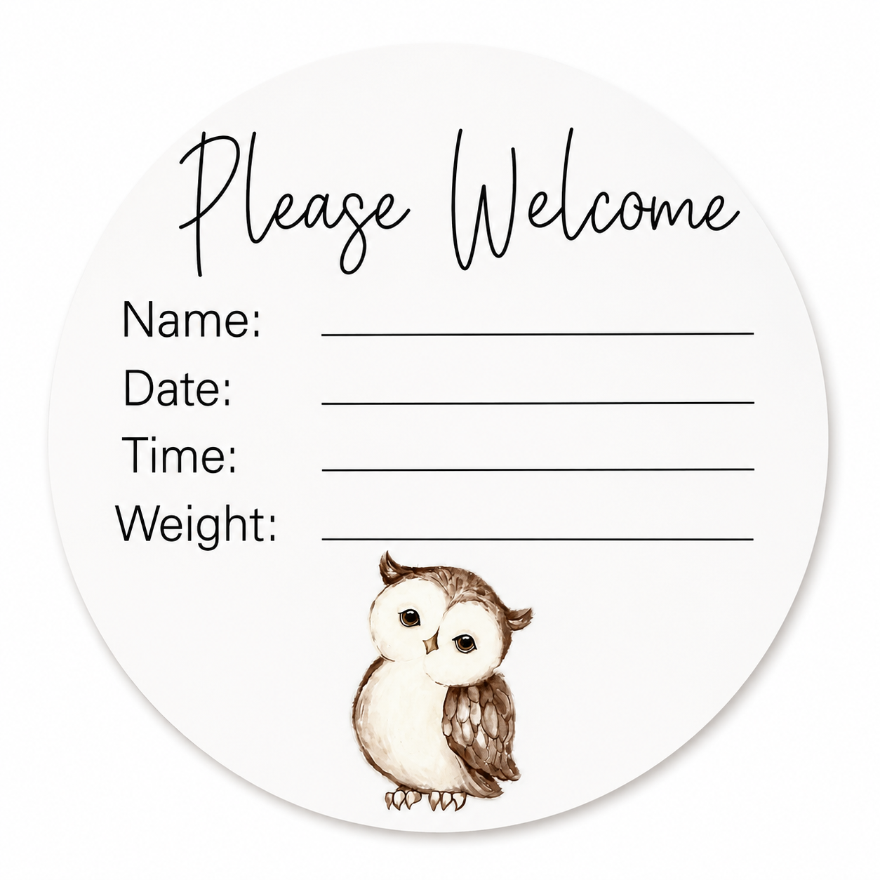 Little Love Birth Plaques