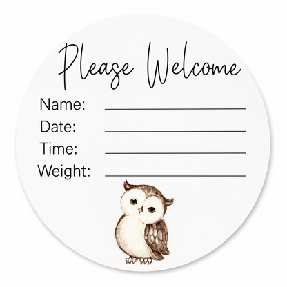 Little Love Birth Plaques