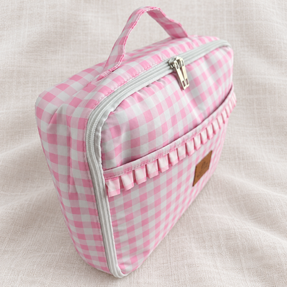 Gingham Pink Adventure Lunchbag
