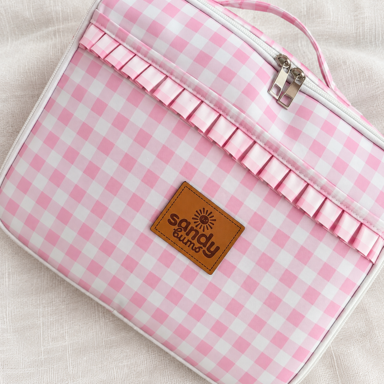 Gingham Pink Adventure Lunchbag