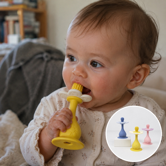 Flower Teething Rattle