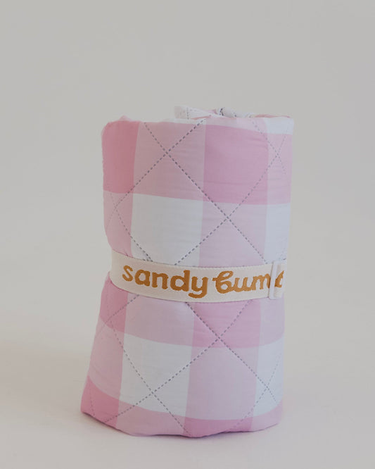 Picnic Mat - Pink Gingham