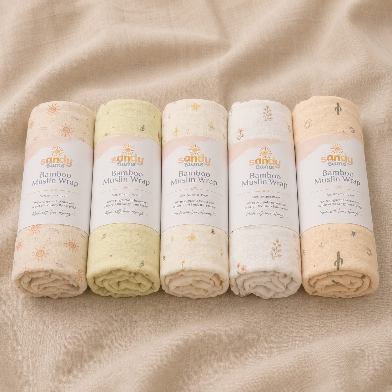 Signature POSIE Bamboo Muslin Wrap
