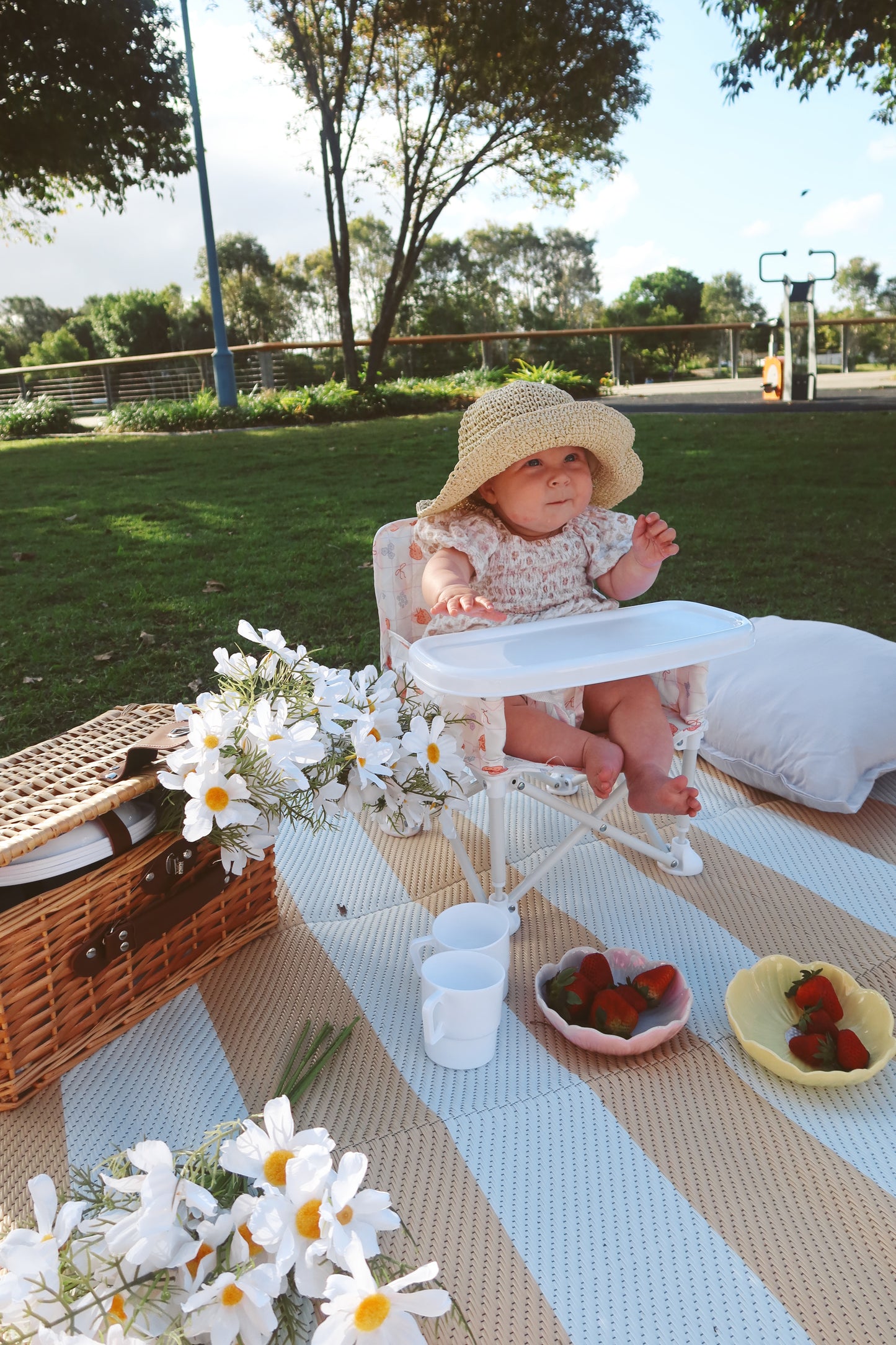 Portable Baby Chair - BERRY