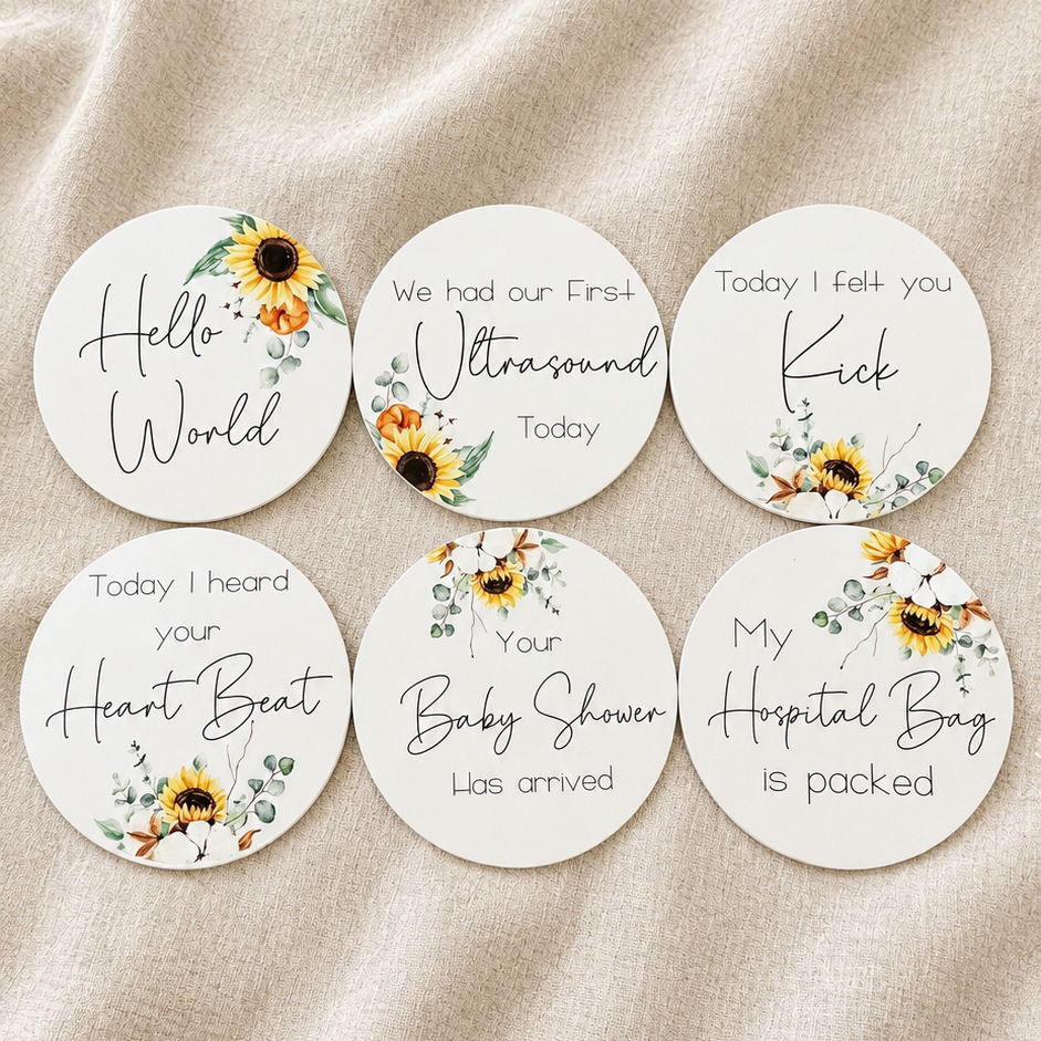 Sunny Sunflower Pregnancy Moments
