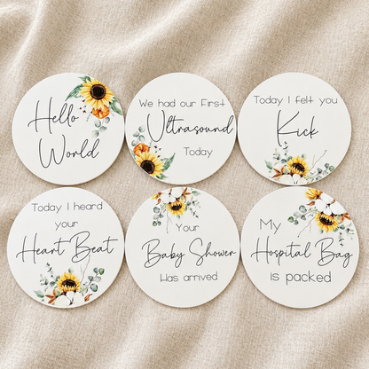 Sunny Sunflower Pregnancy Moments