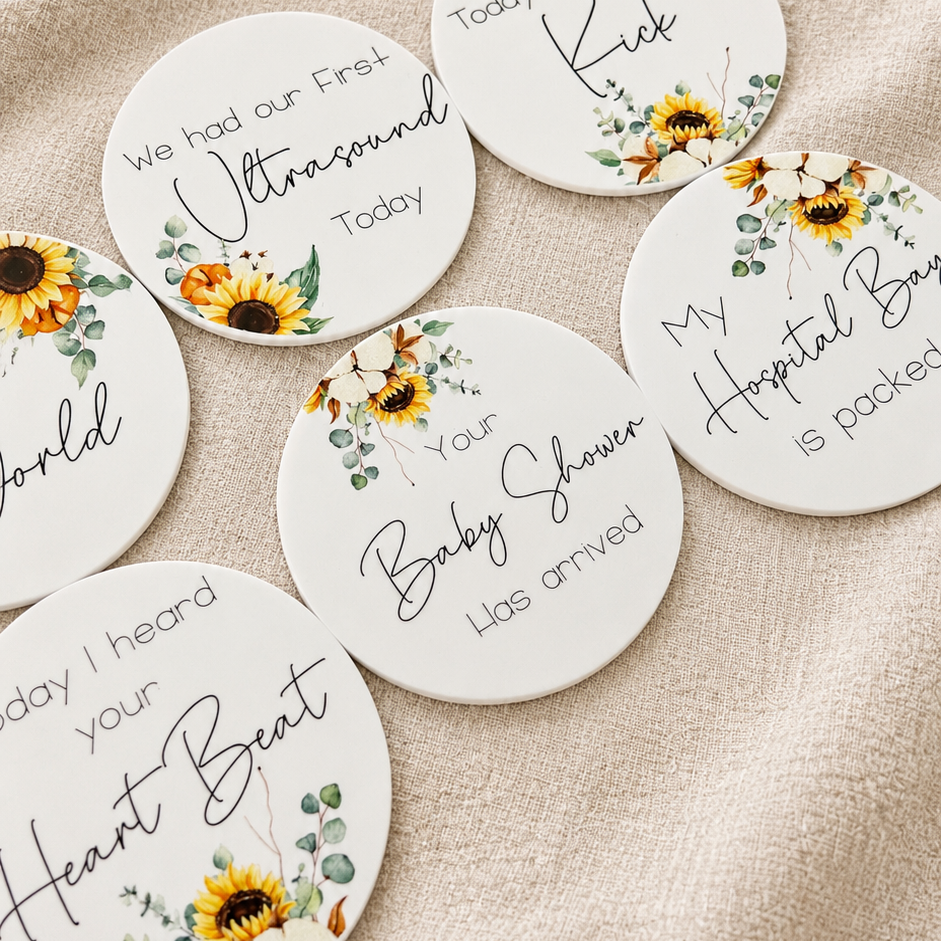 Sunny Sunflower Pregnancy Moments