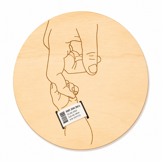 Baby ID Keepsake Plaque