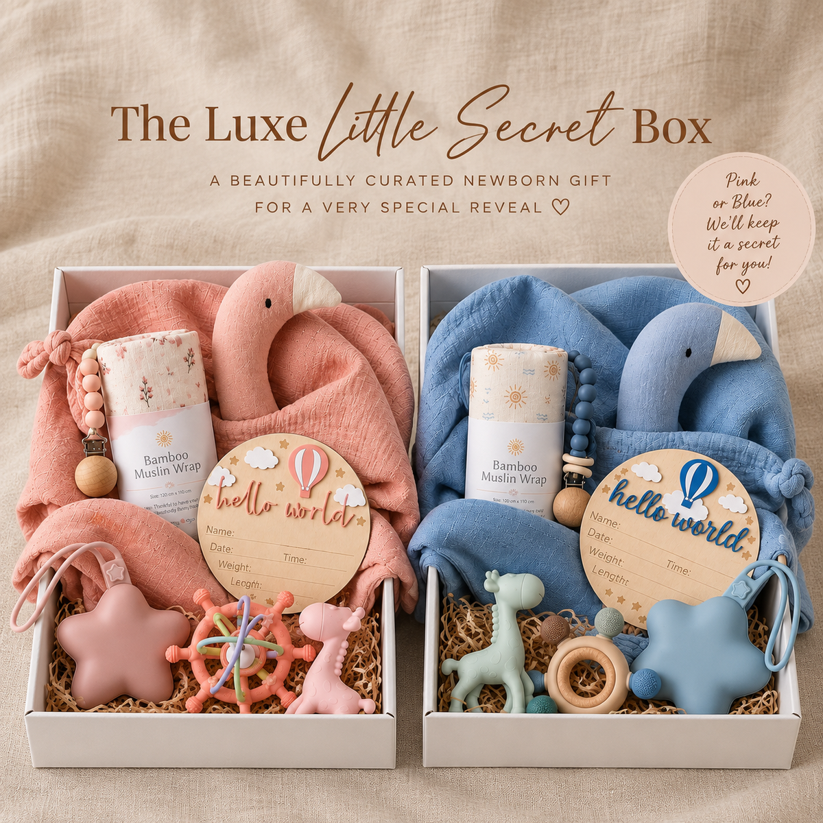 GENDER REVEAL Lux Gift Box